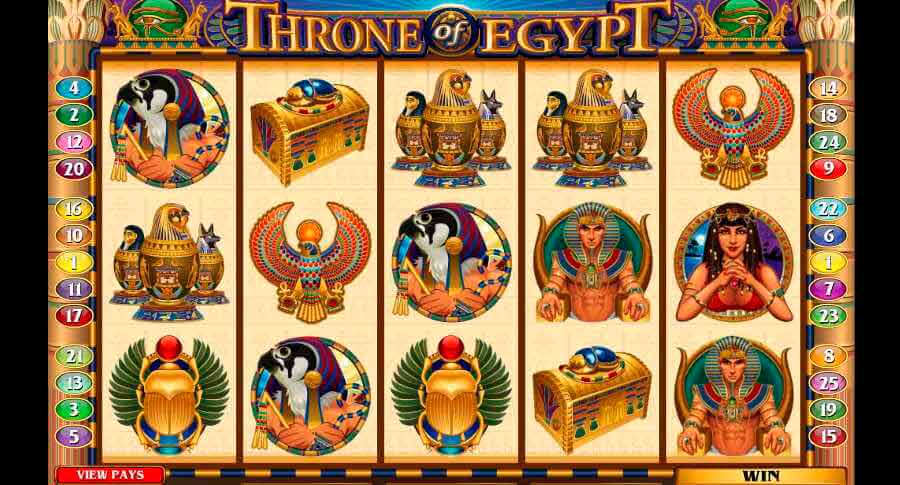 Играть в Трон Египта Трон Египита на рубли